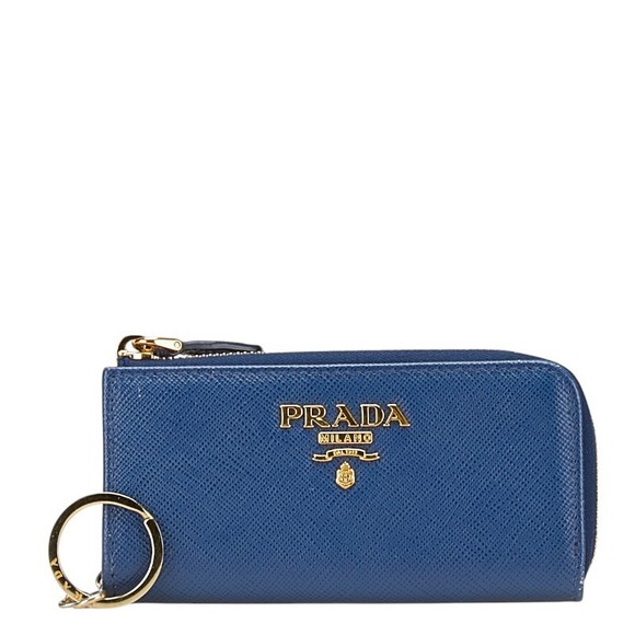 Prada Case key blue leather - Picture 1 of 8